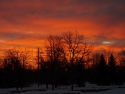 Sunrise in December over the campground.