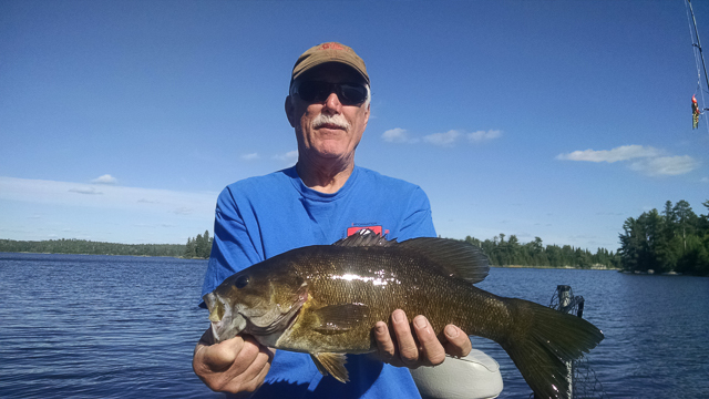 Lots of smallmouth close to camp